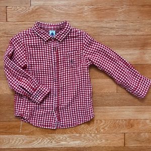 Petit Bateau Boys’ Check Shirt Size 4Y